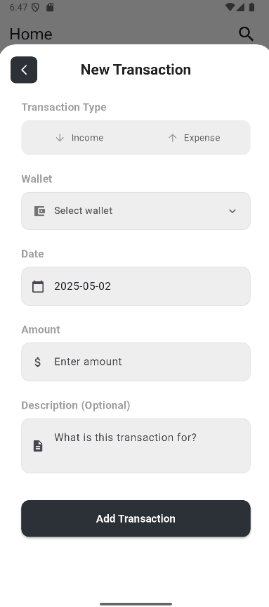 Add Transaction